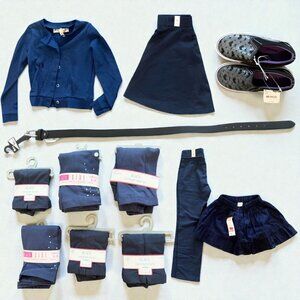 Girls Navy School Uniform Clothing Lot Size 5–6 The Children’s Place